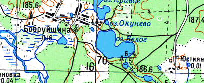 Карта глубокского района витебской области подробная