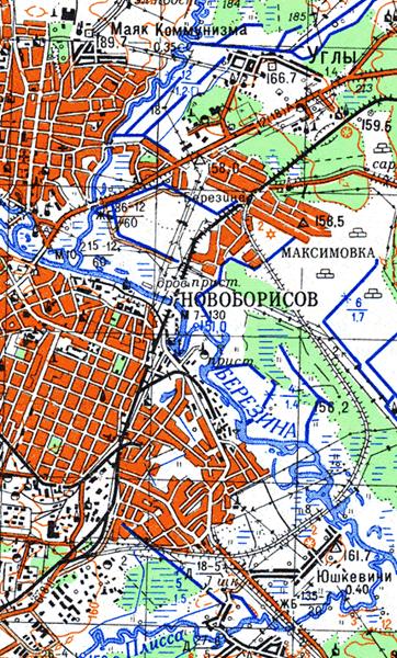 Карта г борисова минской области