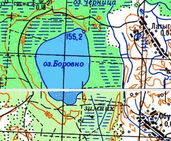 Карта бешенковичского района