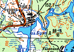 Карта россонского района