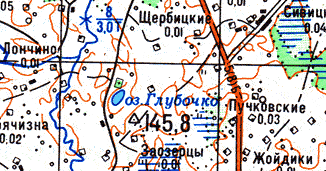 Карта миорского района подробная с деревнями