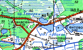 Карта миорского района подробная