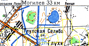 Карта быховского района могилевской области