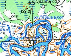 Гагали речицкого района карта