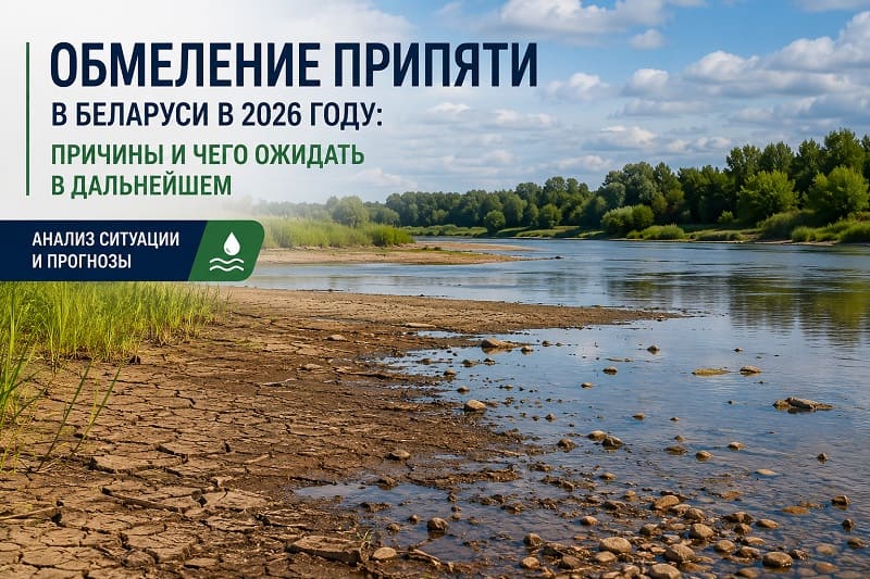 Обмеление Припяти