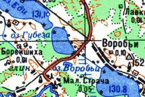 Карта островецкий район