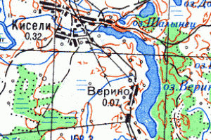 Карта сенно витебская область