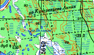 Кличевский район карта