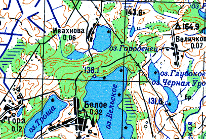 Карта озер ушачского района витебской области